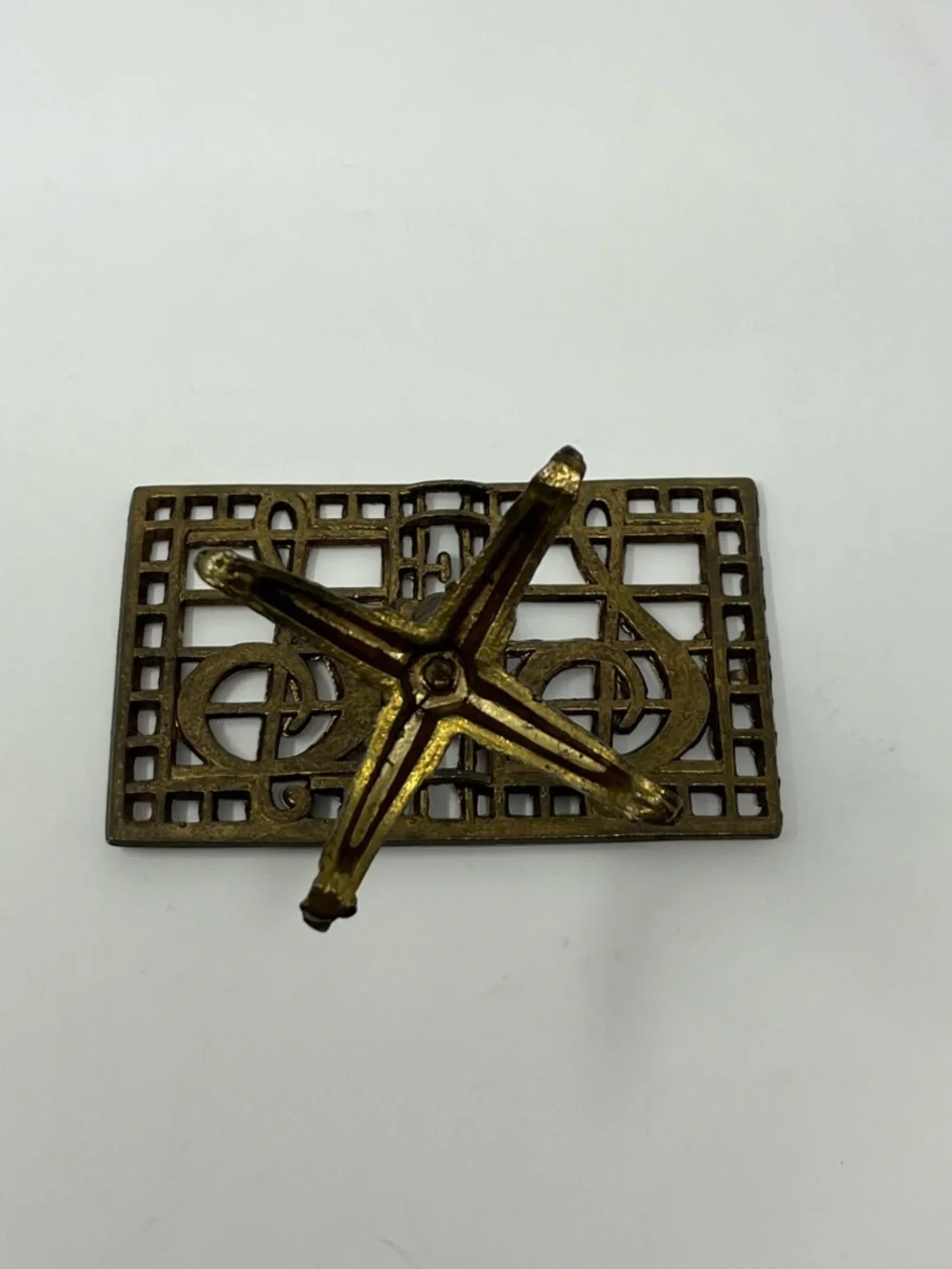 Vintage Brass Music Stand Treble Clef Card Holder & Decor 1970’s MCM Decor